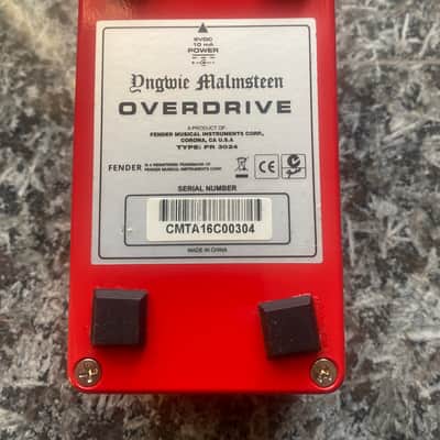 Fender Yngwie Malmsteen Overdrive 2010s - Red image 3