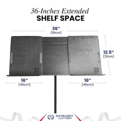 M91 Pair Music Stand-Out Shelf Extenders image 3