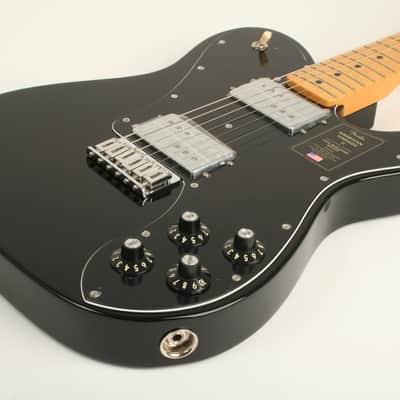 Fender American Vintage II 1975 Telecaster Deluxe  Maple Fingerboard Black V17133 image 3