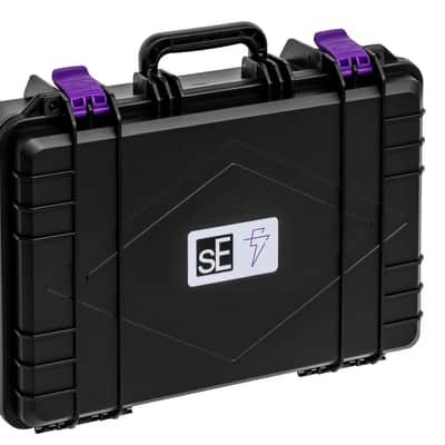 sE Electronics VPACKEC Eloy Casagrande Signature V Pack Feat 2 V Kick, 3 V Beat, 4 V Clamps, 1 V7 X, Pair of sE8 in White & Purple w/Case image 14