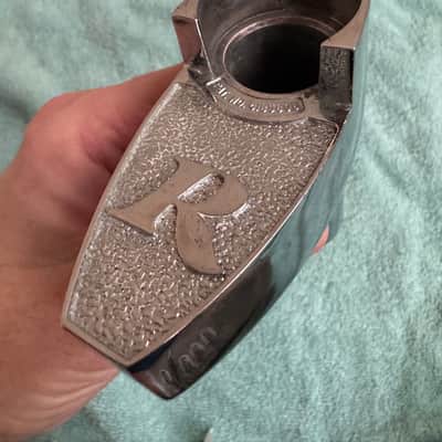Rogers Tom Drum Mount or Spur bracket - Big R Memriloc XP8 - 1” Lot #101 70s - Chrome image 1
