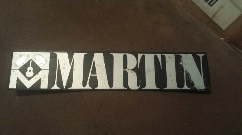 Martin Guitar Case Name Plate Logo Badge image 1