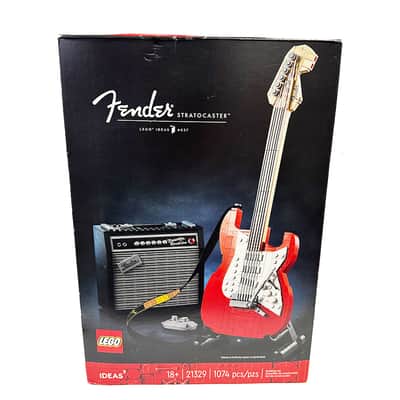 Fender Legos Stratocaster Electric Guitar in Red or Black image 1