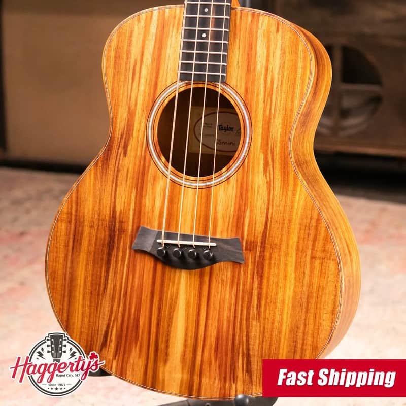 Taylor GS Mini-e Koa Acoustic/Electric Bass with Gig Bag image 1