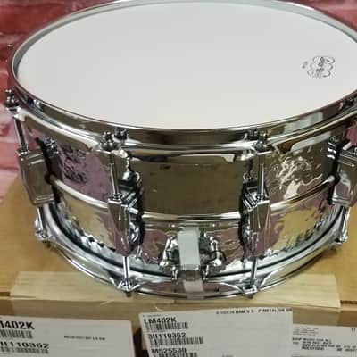 Ludwig *Pre-Order* Supraphonic 6.5x14" Hammered Chrome Imperial Lugs Kit Snare Drum LM402K | Made in the USA | NEW | Special Order | Authorized Dealer image 3