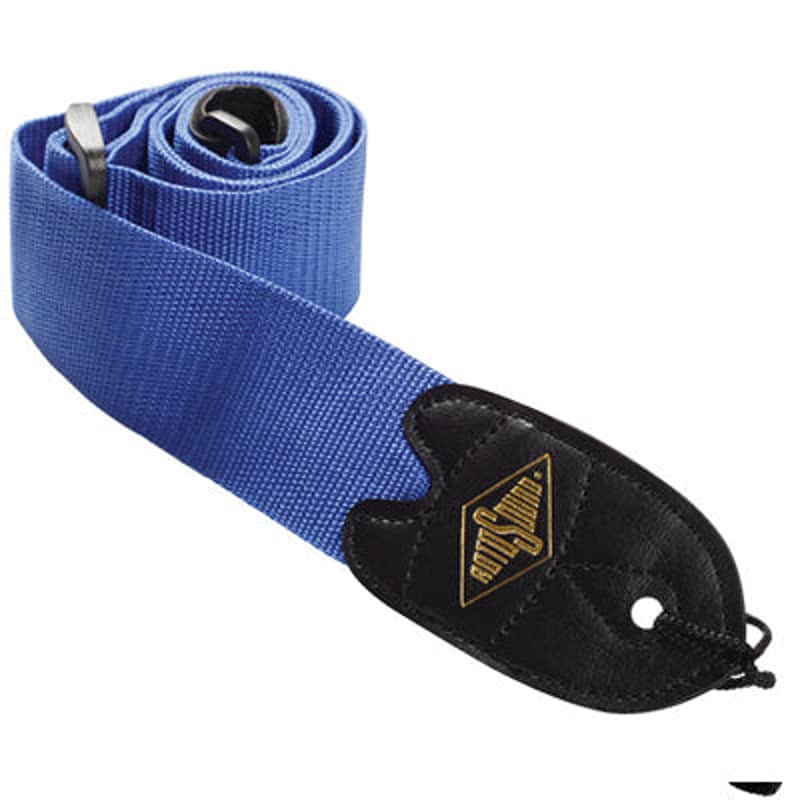 Blue nylon webbing strap image 1