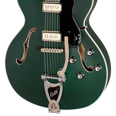 Guild X-175 Manhattan Special - Hollow Body Electric - Fjord Green image 1