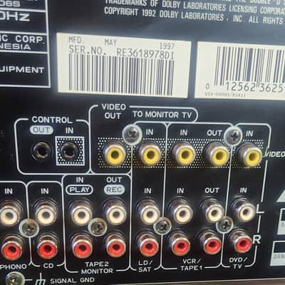 Pioneer Pioneer VSX-D606S  5.1-channel A/V surround sound receiver 90s  - Black image 11