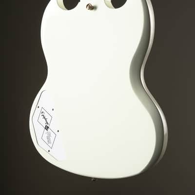 Epiphone "Inspired by Gibson Custom shop" 1963 Les Paul SG Custom w/ Maestro Vibrola - Arctic White incl. OHSC image 8