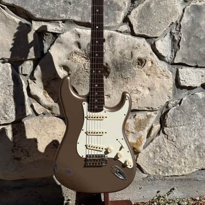 Fender Custom Shop 1965 Stratocaster Shoreline Gold over Lake Placid Blue 2022 - Shoreline Gold over Lake Placid Blue image 5