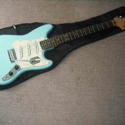 Squier Paranormal Series Cyclone 2020 - Daphne Blue image 1