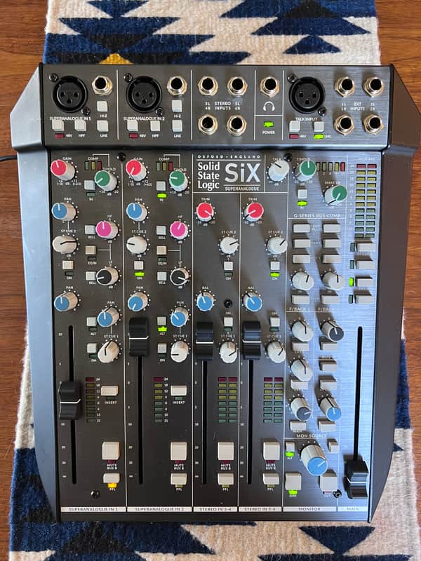 Solid State Logic SiX 4-Channel Analog Mixer with Travel Case image 1