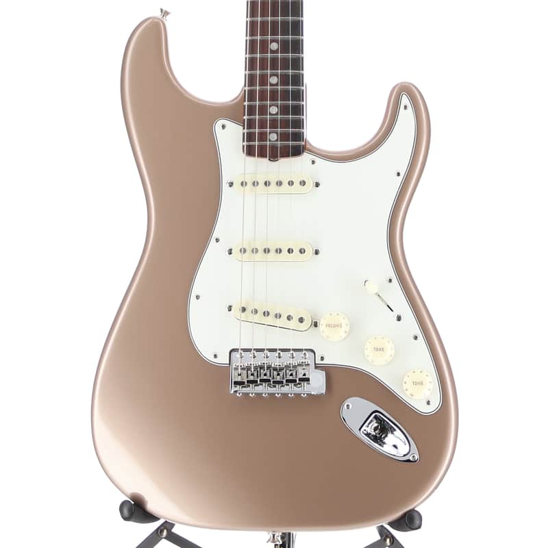 Fender Certified Pre-Owned American Vintage II 1965 Stratocaster, Round-Lam Rosewood Fingerboard, Shoreline Gold (R3) (25510) image 1