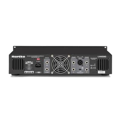 Hartke LH1000 Bass Amplifier Tube (12AX7) Preamp, Bass + Treble Shelving w/ peak Mid-Range 2x500 watt Bass Head HALH1000 image 2
