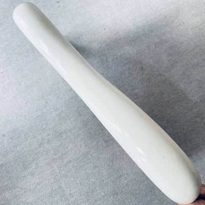 White 4 String Electric Bass Body image 8