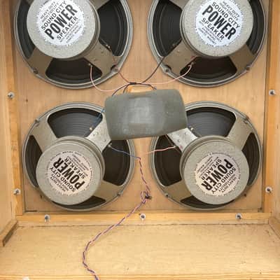 Sound City 4x12" Guitar Speaker Cabinet - Black image 2
