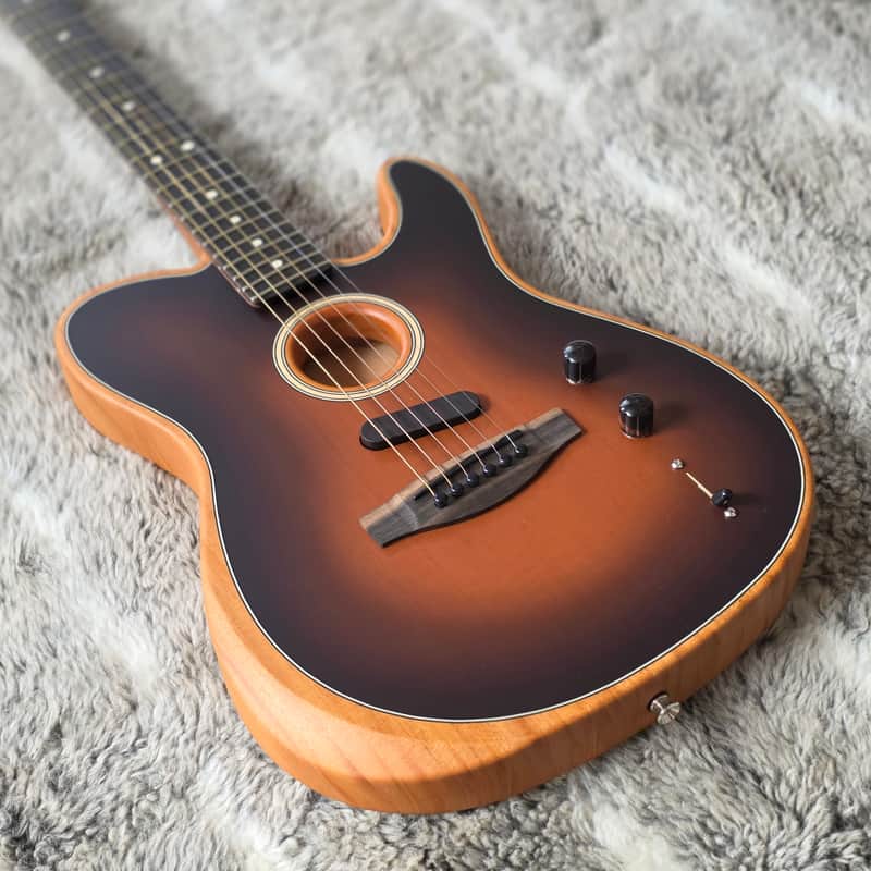 2024 Fender American Acoustasonic Telecaster Sunburst B-Stock w/gig bag