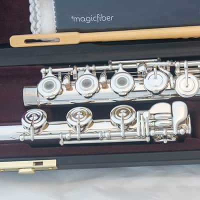 Yamaha YFL-372 Allegro Intermediate Flute *Silver Headjoint *Low-B *Split-E *Cleaned & Serviced image 3