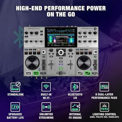 Denon DJ PRIME GO+ Portable DJ Controller and Mixer with Stem Separation 2 Deck image 9