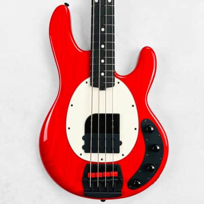 Ernie Ball Music Man Tim Commerford Active StingRay 4-String Bass 2025 - Caliper Red image 1