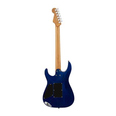Charvel Pro-Mod Plus DK24 HH 2PT EB QM 6-String Electric Guitar (Chlorine Burst) image 2