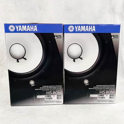 Yamaha HS80M Powered Studio Monitor Pair NOS NIB - Black image 4