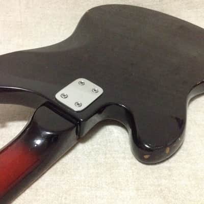 Teisco Sekova St. George Jaguar Style 1960's Redburst image 22