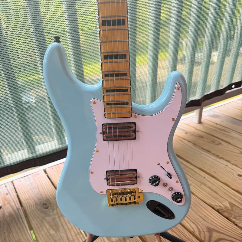 Zaxcaster Custom Stadium 2026 - Sky Blue image 1