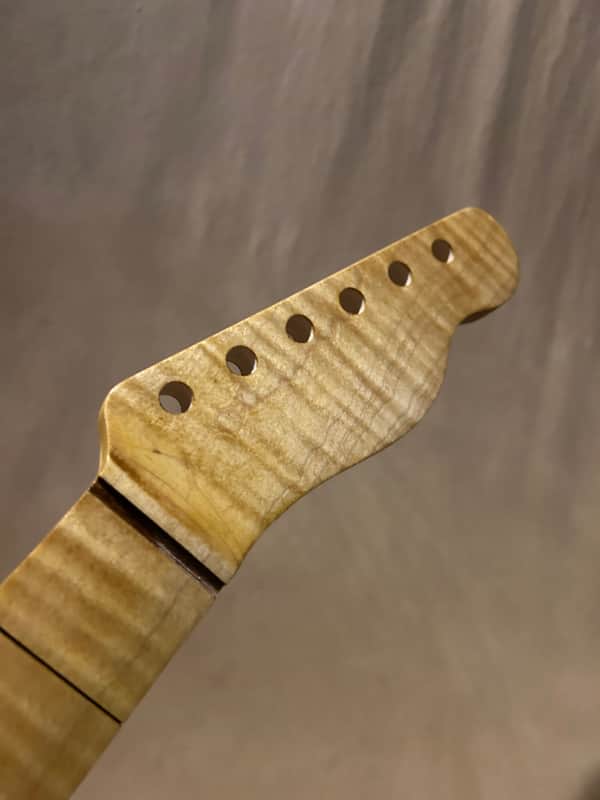 Killer Curly Maple Tele Guitar Neck- Fits Fender & Warmoth image 1