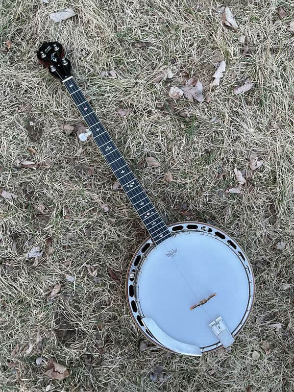 OM Professional Banjo with case and Bill Keith tuners image 1