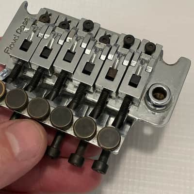 1980's Era Original Floyd Rose Made in Germany Chrome Tremolo Bridge Vibrato Kramer Model Guitar image 12