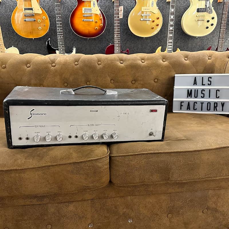 SINMARC B 2280 C Bass Amp 100 Watts ( EL34 ) All Valve 70’s image 1