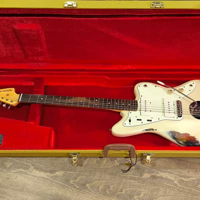 MyDream Partcaster Custom Built - Baryton JM Aged White Over Sunburst Asyllum image 2