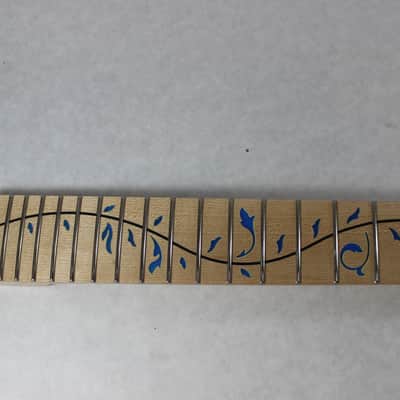 Blue Vine Neck- Fits Ibanez (tm) AANJ Heel RG550 560 570 Jem J1525 image 4