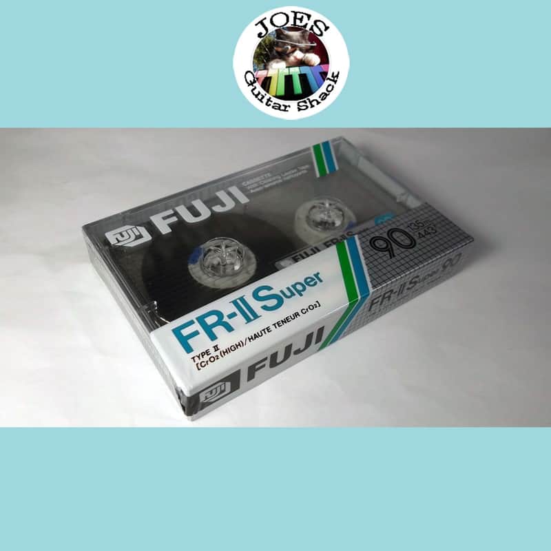 1988 FUJI FR II-S SUPER 90 Mins CR02 High Bias CRO2 Blank Cassette Tape New Sealed NOS Made in Japan Will Combine Shipping! image 1
