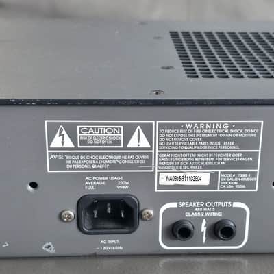 Gallien-Krueger 700RB-II 450-Watt Biamp Bass Amp Head 2010s - Black / Silver image 2