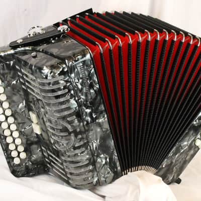 NEW Gray Paolo Soprani Jubilee IV Diatonic Button Accordion BC LMMM 23 8 image 1