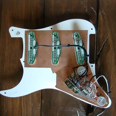 Kinman Traditional Mk-III Strat Pickup Set, Zero-Hum, Loaded Pickguard, Full System, LN image 3