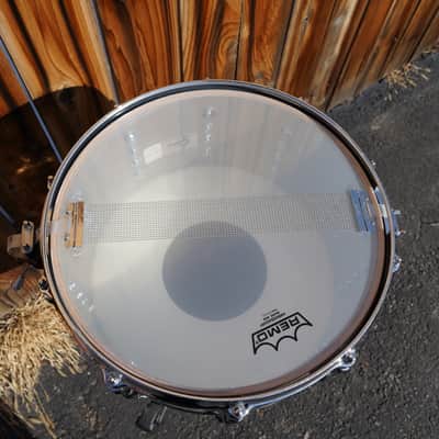 Gretsch USA Custom Series - Chestnut Burst Lqr. / Stop Sign Badge / 6.5 x 14" Maple Shell Snare Drum image 9