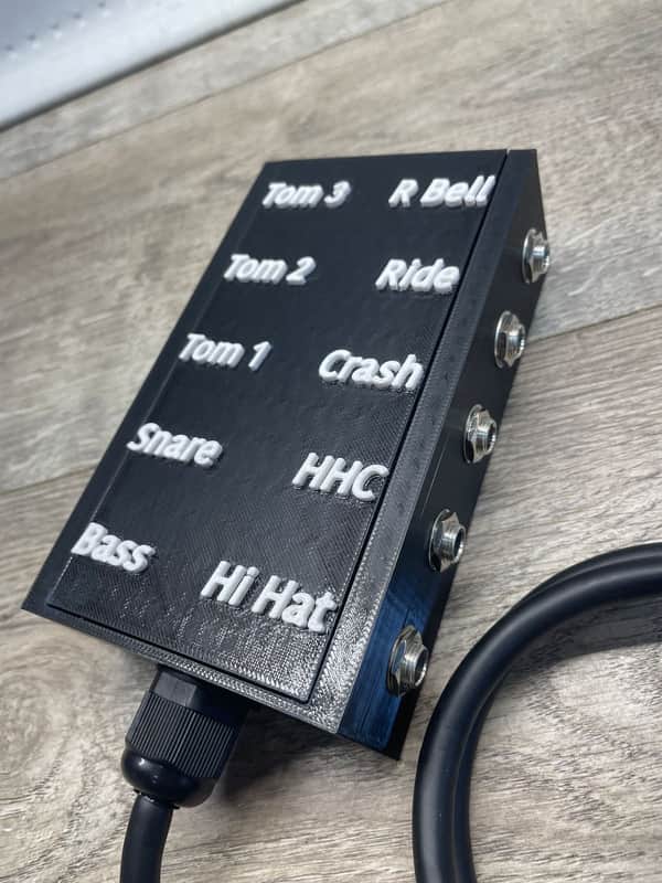 Snake Bite Custom Made Roland Drum Module Breakout Box. Break Free From The Short Cable Snakes! image 1