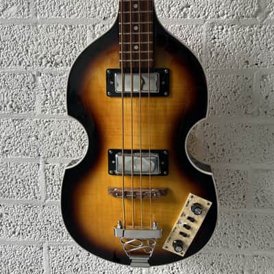 TEISCO FB-2 VINTAGE MIJ SCROLL HEAD VIOLIN BASS w/HSC | Reverb