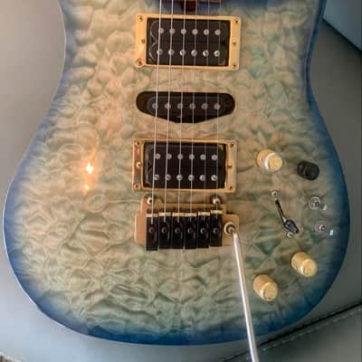 Brian Moore C90P.13 Early 2000’s - Coral Reef or Acid Wash Blue image 2