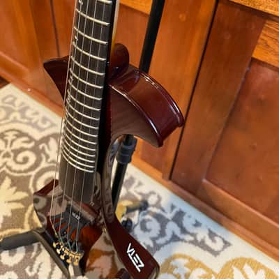 Zeta Strados Modern SV25 FRETTED 5-String Electric Violin 2020 - Tobacco Burst - Roland/Boss GK Compatible image 6