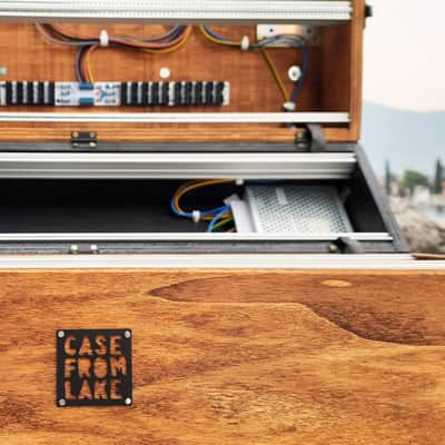 15U 126 hp (84, 104 hp or other) Eurorack Portable case powered, modular synthesizer patched reseal image 16
