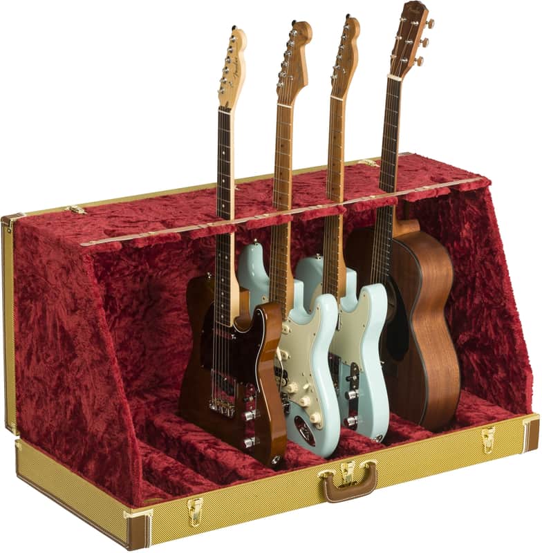 Fender Classic Series Case Stand - 7 Guitar in Tweed image 1