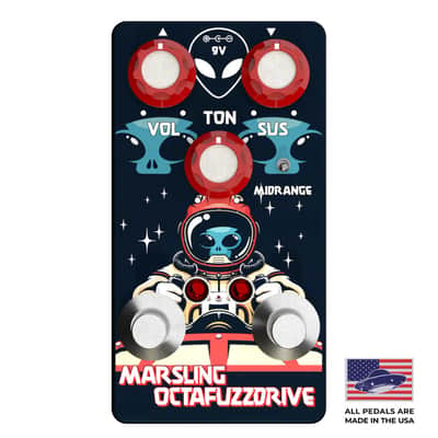INTERSTELLER AUDIO MACHINES / MARSLING OCTAFUZZDRIVE \ OD - FUZZ PEDAL - FREE 9V ADAPTOR image 1