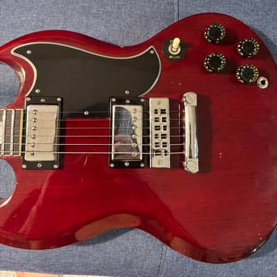 Gibson SG Standard 1977 Cherry - Pro Stainless Steel Refret with Gibson HSC and Free Strap! image 6