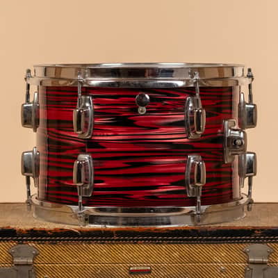 1970s Ludwig Standard Tom in Ruby Red Strata - 8x12 image 3
