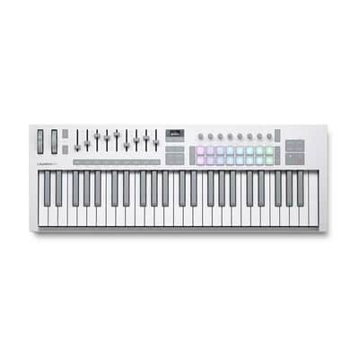 NOVATION Novation Launchkey 49 Mk4 White (49-Key USB/MIDI Controller) [Free Novation PLAY Software Download] [Includes Steinberg Cubase LE 14!]