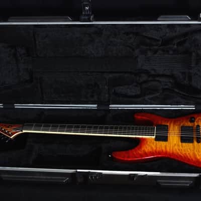 Used Charvel Custom Shop Set Neck  Cherry Sunburst image 10